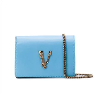 VERSACE VIRTUS MINI CHAIN WALLET - Brand New w/o tags